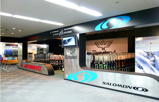 レンタルコーナー全景