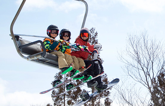 スノーボードスクール風景